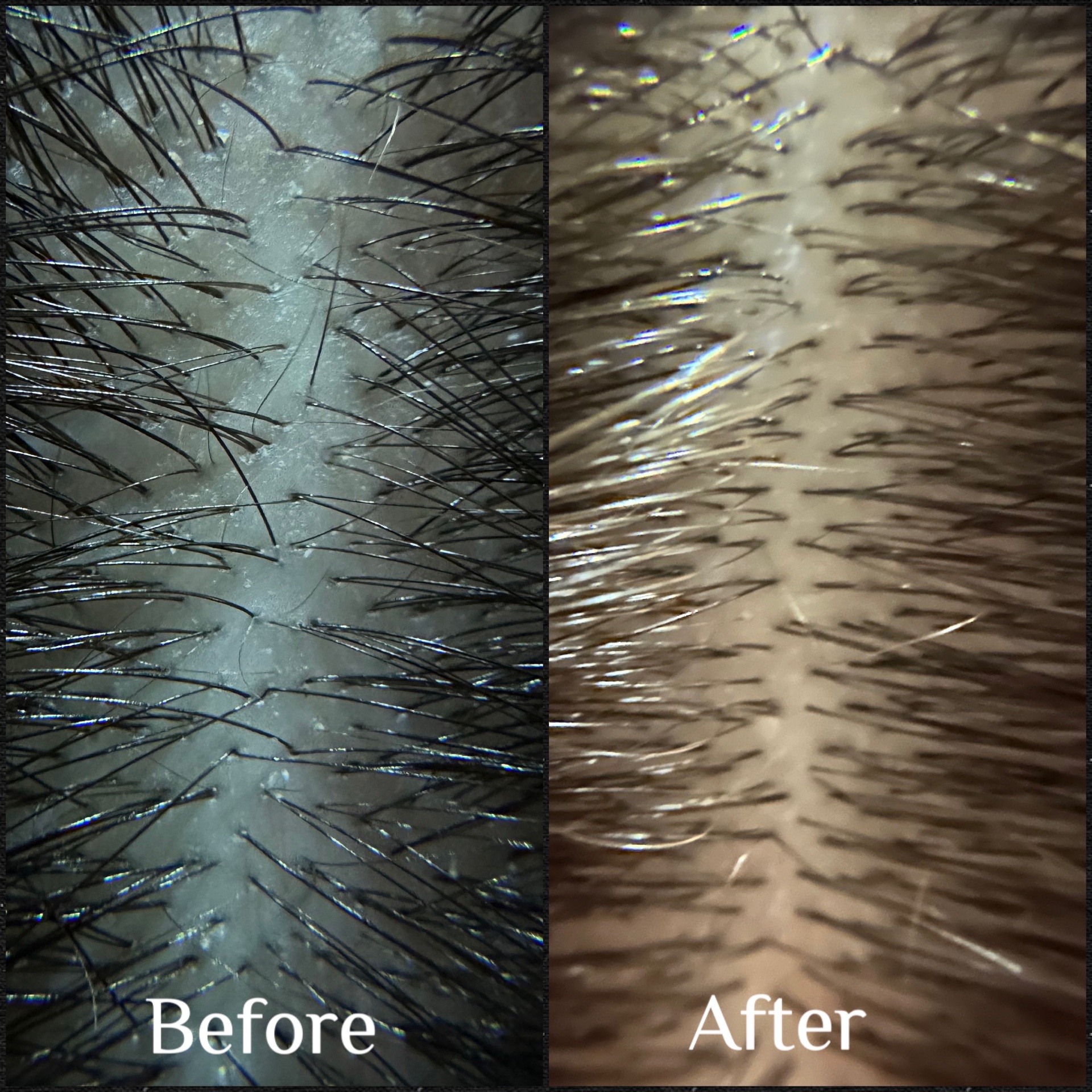 Relaxing scalp treatment and scalp massage at HairPlay Spa OKC